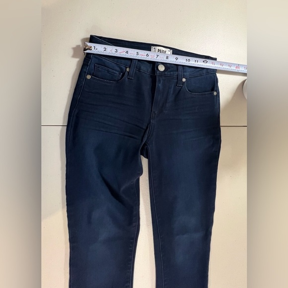 PAIGE Denim Verdugo Ultra Skinny Mid-Rise Jeans, Pamela Dark Wash, Size … - Picture 5 of 11